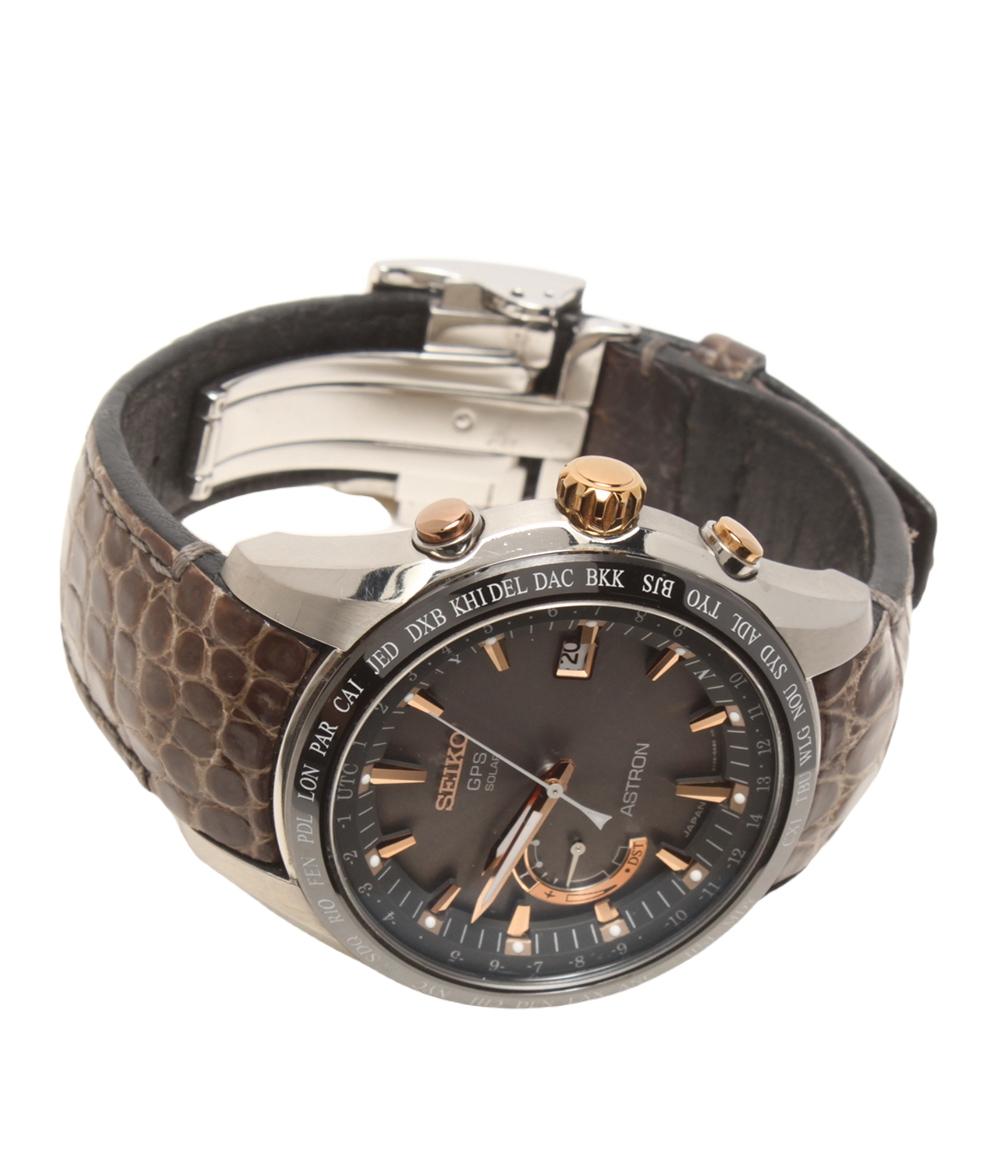 セイコー 腕時計 アストロン 8Xシリーズ ワールドタイムGPS ソーラー ブラック SBXB095 メンズ SEIKO