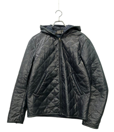 PRADA レザージャケット キルティング メンズ SIZE 50 (XL) プラダ