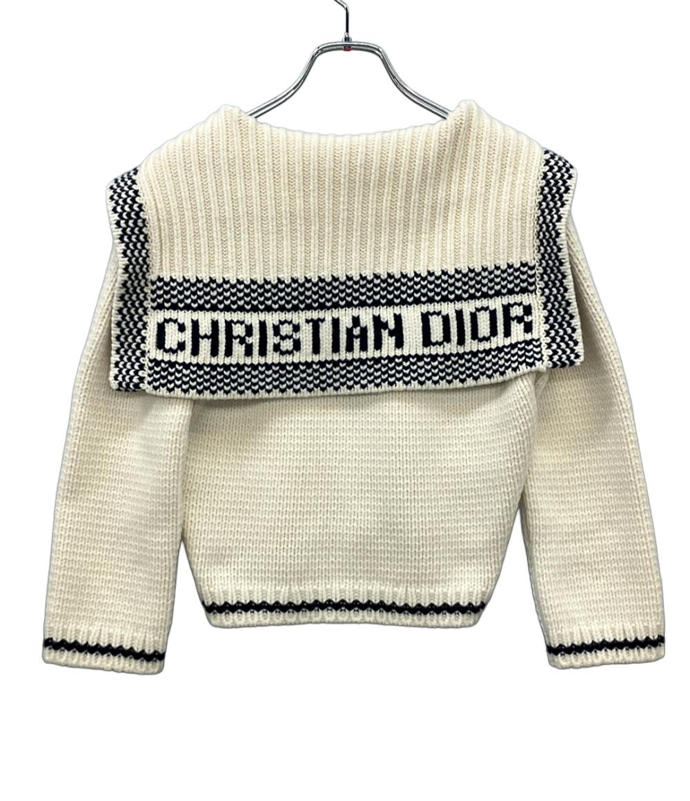Christian Dior セーラーニットカーディガン 154G02AM305 レディース SIZE 34 (XS) クリスチャンディオール