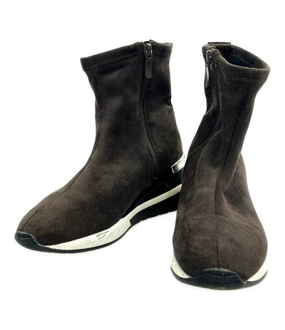 ヌーベルヴォーグリラックス ハイカットスニーカー 厚底 ストレッチ レディース SIZE 23 (M) Noubel Voug Relax