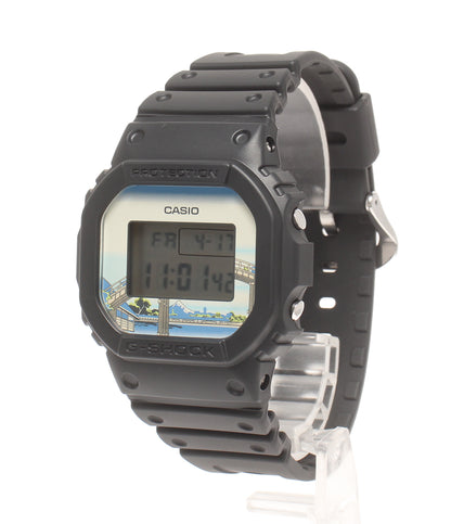美品 CASIO 腕時計 冨嶽三十六景 深川万年橋下 G-SHOCK クオーツ DW-5600UE レディース メンズ カシオ