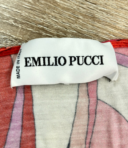 Emilio Pucci 長袖ワンピース 幾何学模様 22RL30 レディース SIZE 44 (L) エミリオ・プッチ