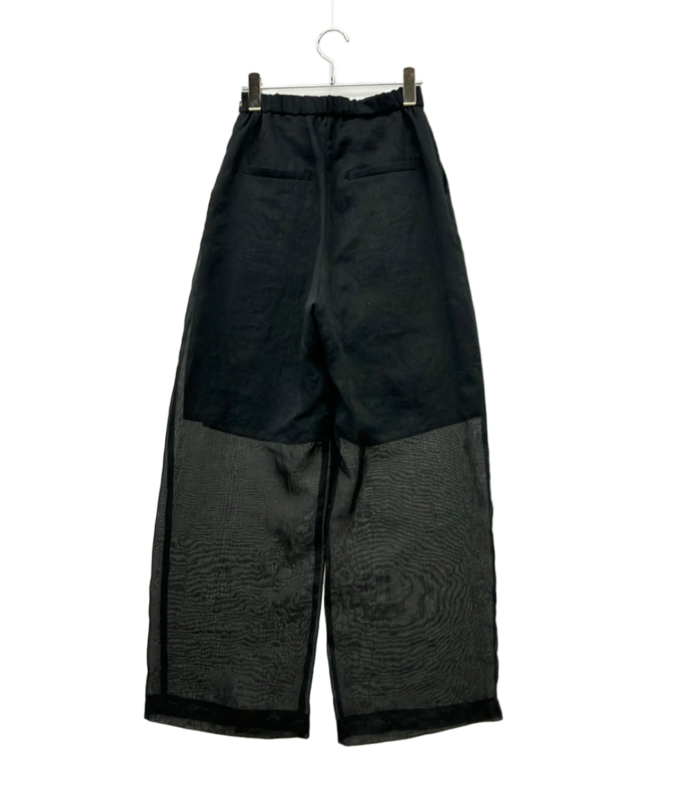 MAISON SPECIAL イージーパンツ ワイド シアー 21211465413 レディース SIZE 38 (M) メゾンスペシャル