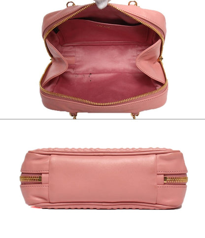Miu Miu チェーンショルダーバッグ 肩掛け エンボスロゴ レディース ミュウ ミュウ