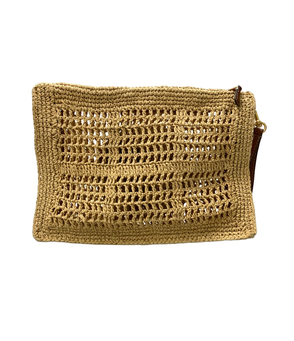 Tory Burch クラッチバッグ ラフィア ロゴ レディース トリーバーチ