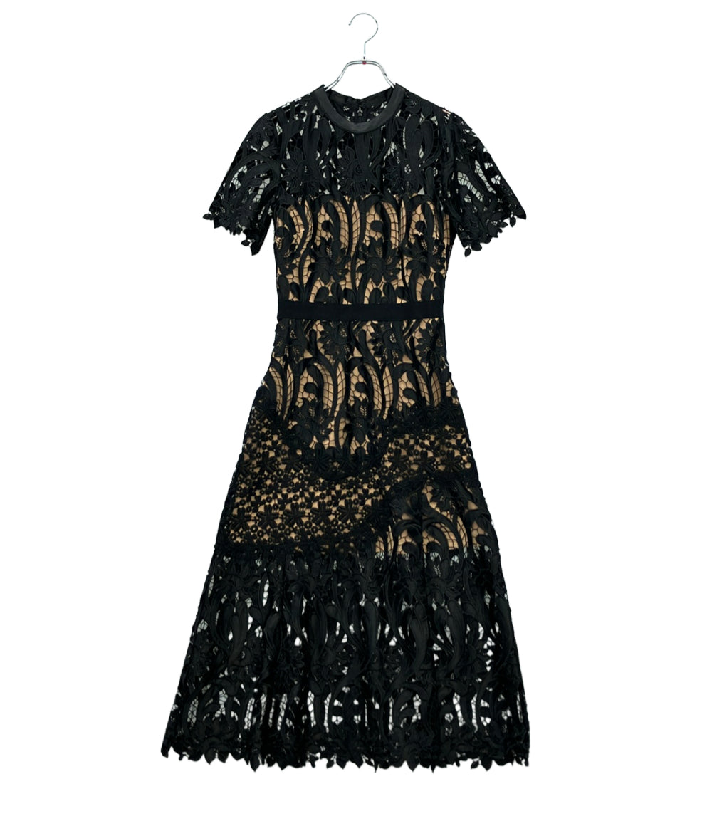 美品 self-portrait 半袖ワンピース レディース SIZE 6 (S) セルフ ポートレイト