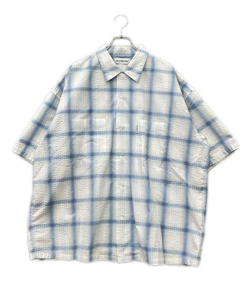 COOTIE 半袖チェックシャツ COOTIE PRODUCTIONS 半袖チェックシャツ メンズ SIZE LARGE (L) クー