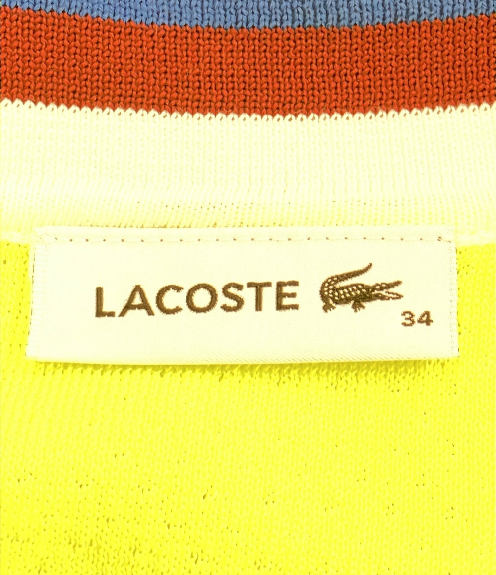 美品 ラコステ 半袖ポロシャツ レディース SIZE 34 LACOSTE