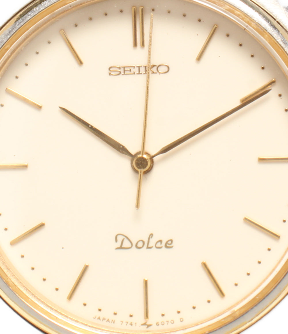 SEIKO 腕時計 ドルチェ  Dolce クオーツ 7741-6050 メンズ セイコー