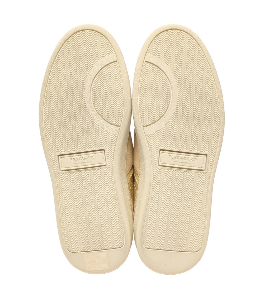 美品 FERRAGAMO ローカットスニーカー 769278 レディース SIZE 6 1/2 フェラガモ