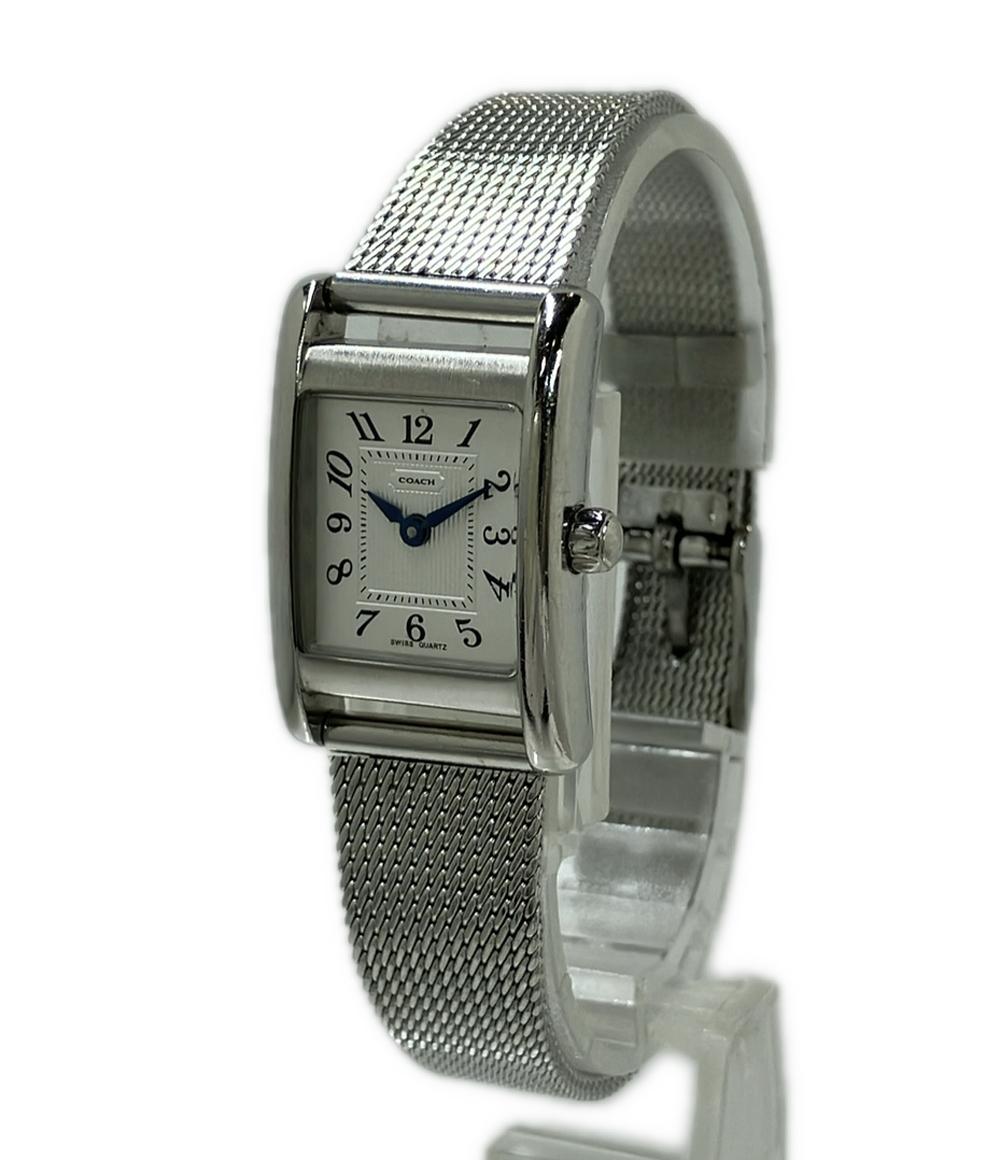 COACH 腕時計 クオーツ シルバー W002B レディース コーチ