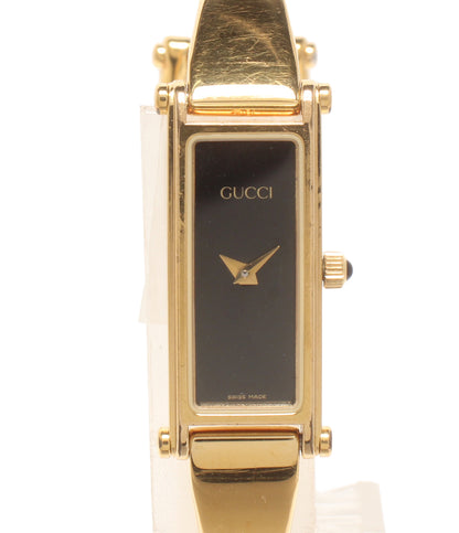 GUCCI 腕時計 クオーツ ブラック 1500L レディース グッチ