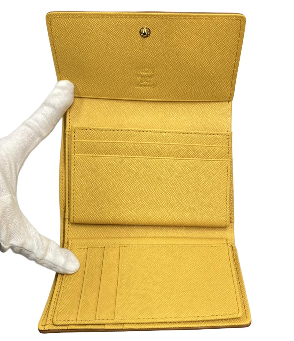 美品 MCM 三つ折り財布 メンズ レディース エムシーエム – Rehello by