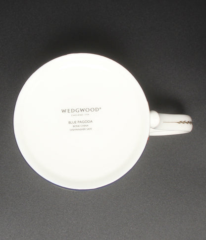 美品 WEDGWOOD マグカップ ブルー パゴダ ウェッジウッド