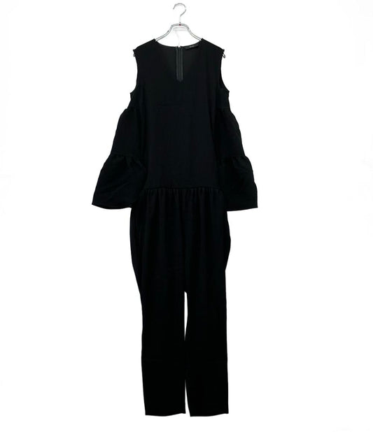 YOKO CHAN オールインワン Vネックバック ティアード ジャンプスーツ ノースリーブ YCP-221-095 レディース SIZE 40 (M) ヨーコチャン