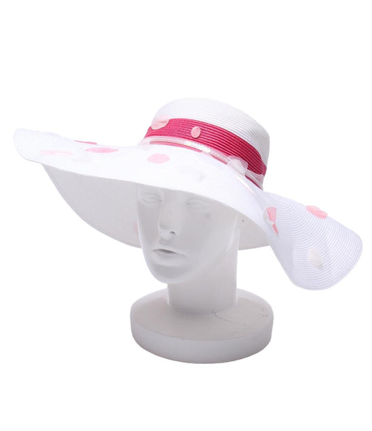 クリスチャンディオール 麦わら帽子 花びら付き キッズ SIZE T4 Christian Dior