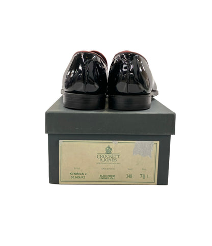 CROCKETT&JONES ドレスシューズ スリッポン パテントレザー メンズ SIZE 7 1/2 E クロケットアンドジョーンズ