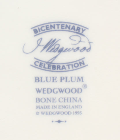 美品 WEDGWOOD オクタゴナルディッシュ 皿 24cm ブループラム ウェッジウッド