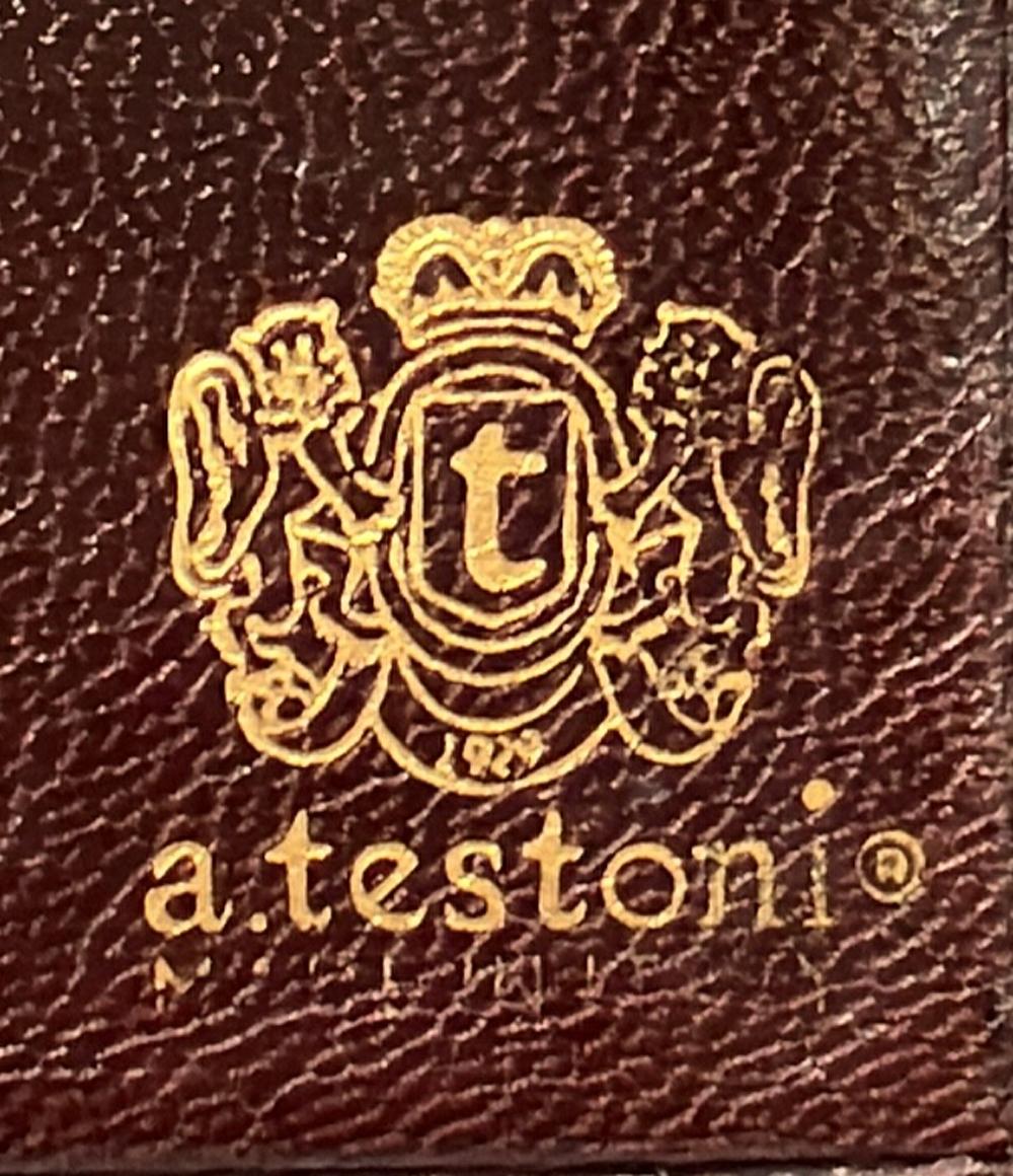 a.testoni 長財布 メンズ ア・テストーニ