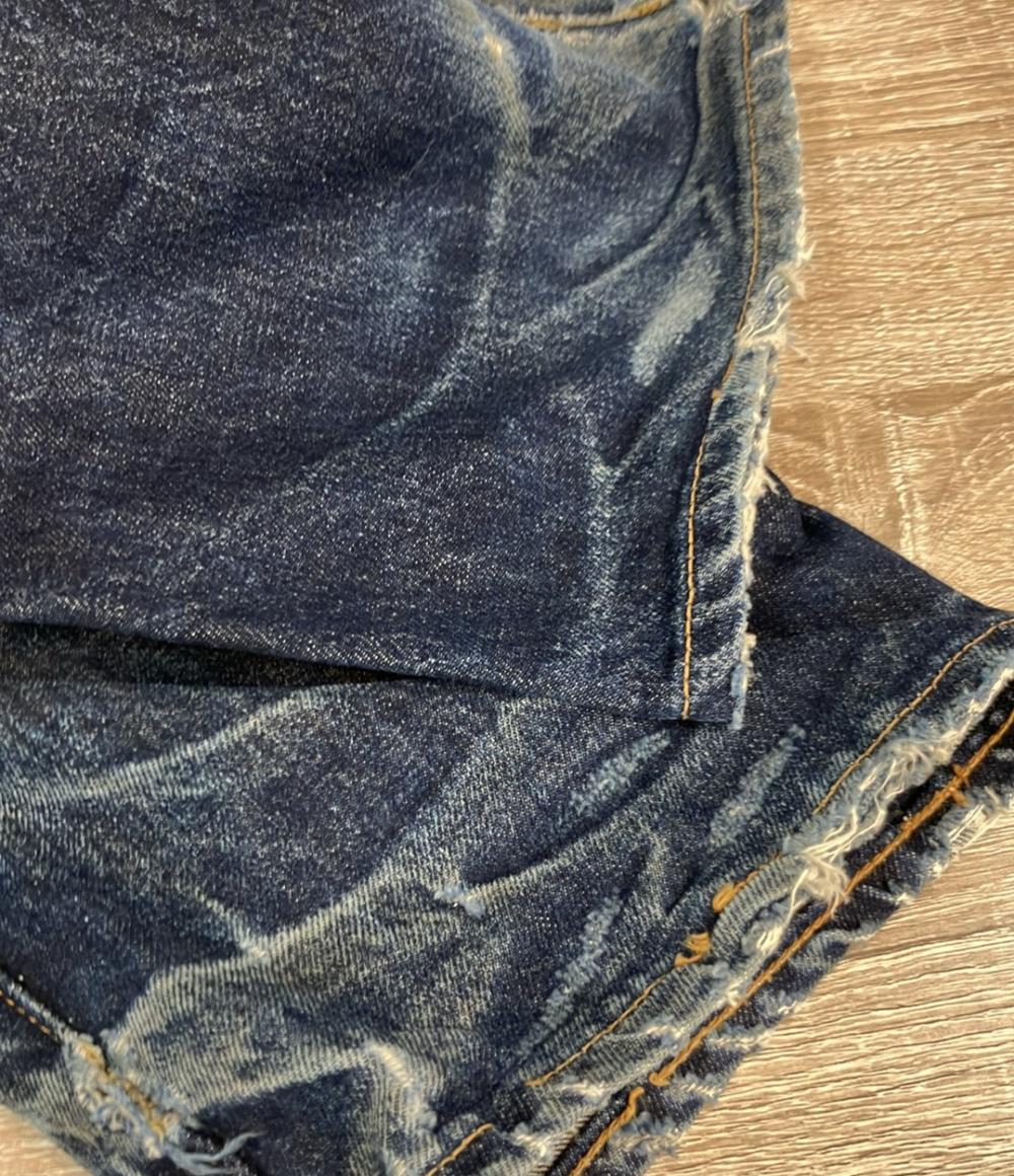 Levi's デニムパンツ ダメージ ヴィンテージ 汚れ加工 201XX 98年製 USA製 ボタンフライ 201-0003 メンズ SIZE 32 (S) リーバイス