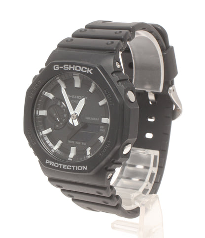 美品 CASIO 腕時計 G-SHOCK クオーツ ブラック GA-2100 メンズ カシオ