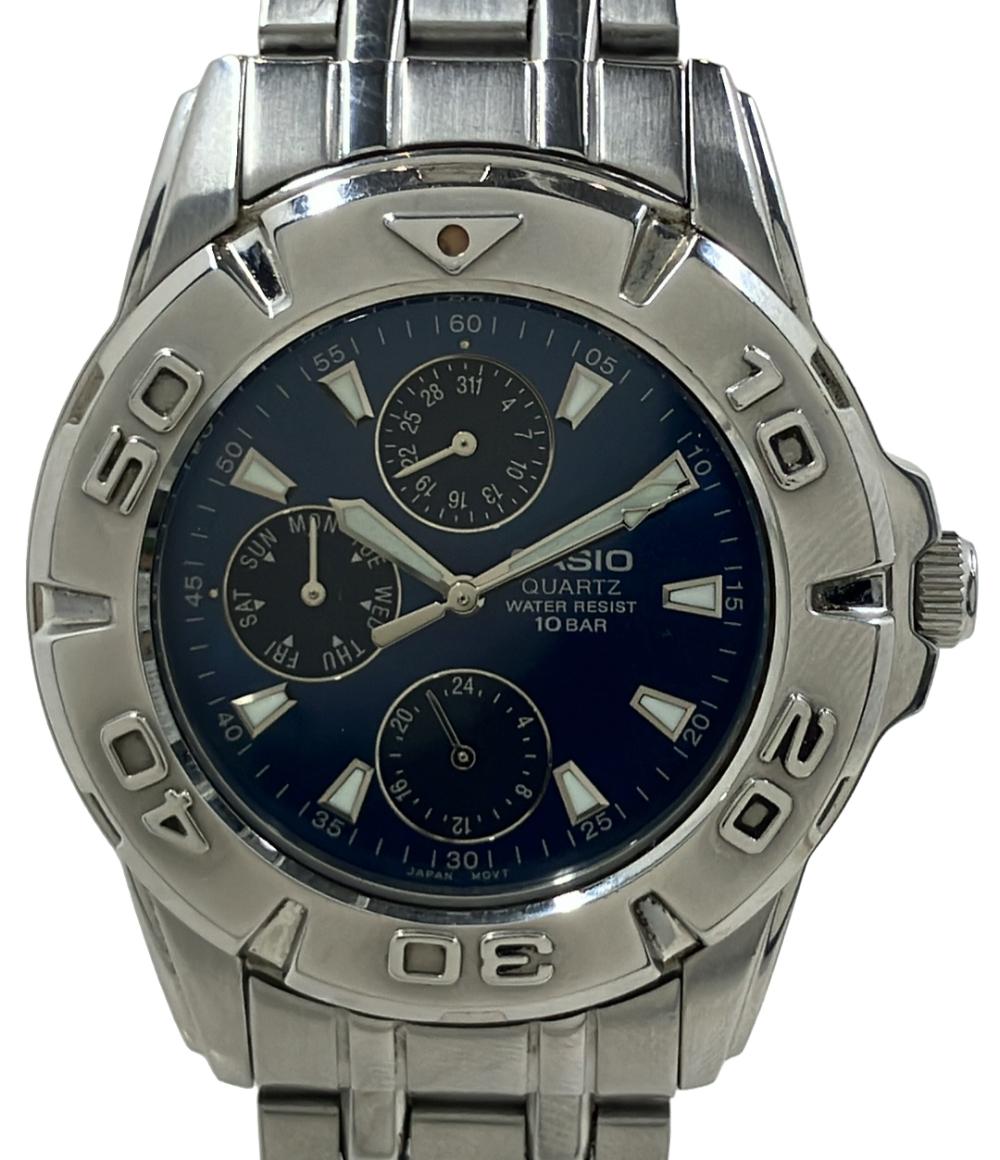 カシオ 腕時計 クオーツ ブルー MTD-1047 メンズ CASIO