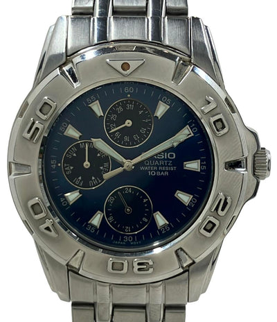 カシオ 腕時計 クオーツ ブルー MTD-1047 メンズ CASIO