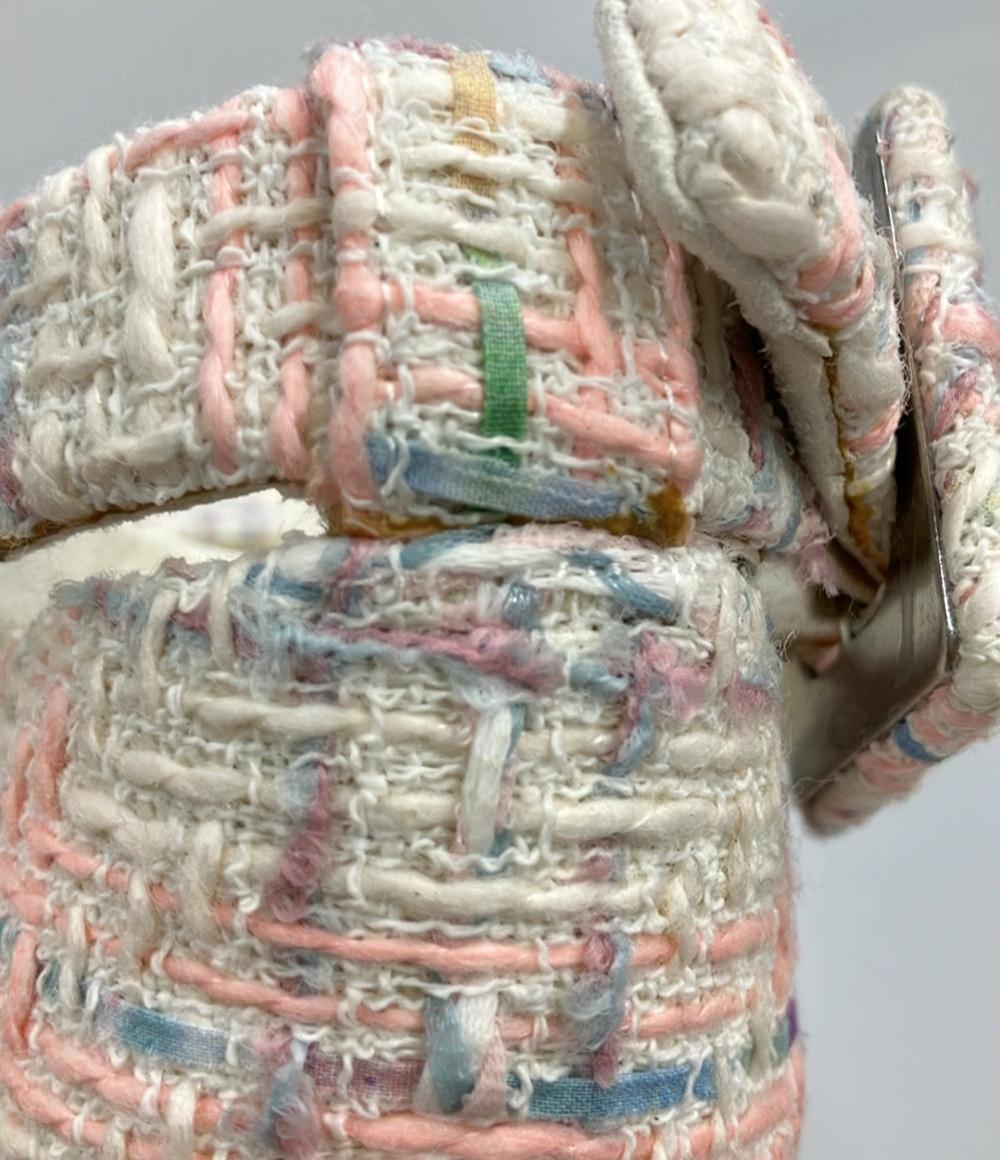 CHARLES＆KEITH アンクルストラップサンダル ツイード レディース SIZE 37 (M) チャールズ＆キース