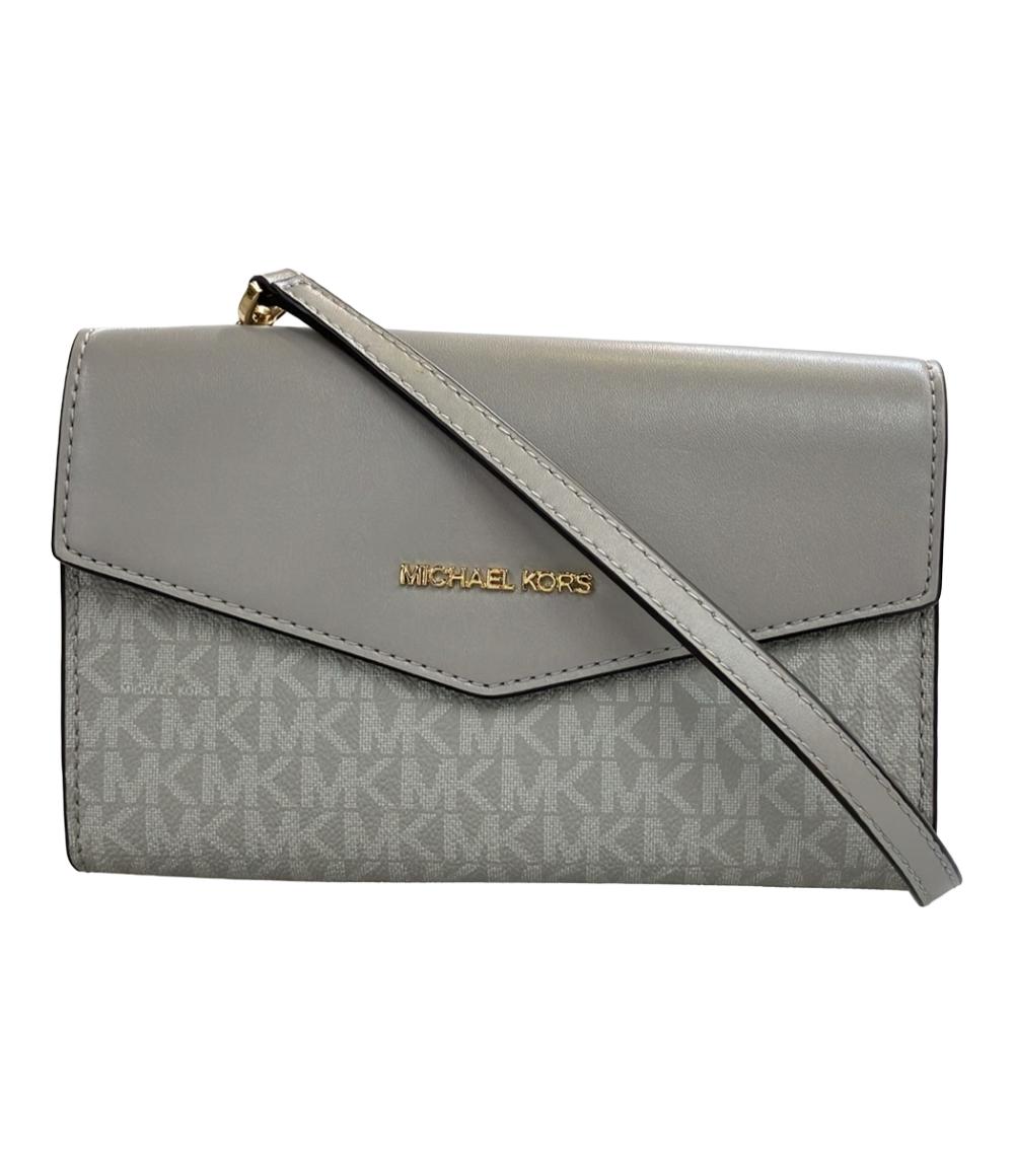 美品 マイケルコース ショルダーバッグ 斜め掛け MKシグネチャー レディース MICHAEL KORS