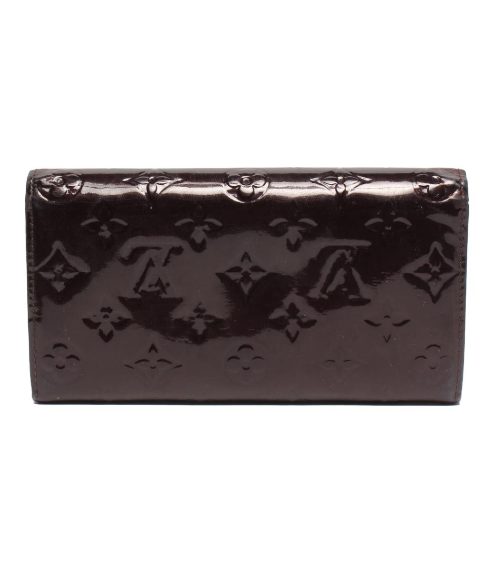 ルイ・ヴィトン 長財布 ポルトフォイユ サラ ヴェルニ M93524 レディース LOUIS VUITTON
