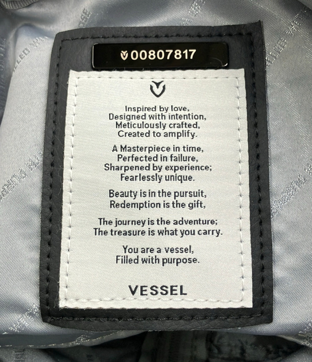 美品 Vessel 2way ボストンバッグ ガーメントバッグ ショルダーバッグ 斜め掛け メンズ レディース ベゼル