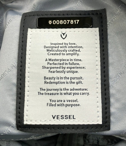 美品 Vessel 2way ボストンバッグ ガーメントバッグ ショルダーバッグ 斜め掛け メンズ レディース ベゼル