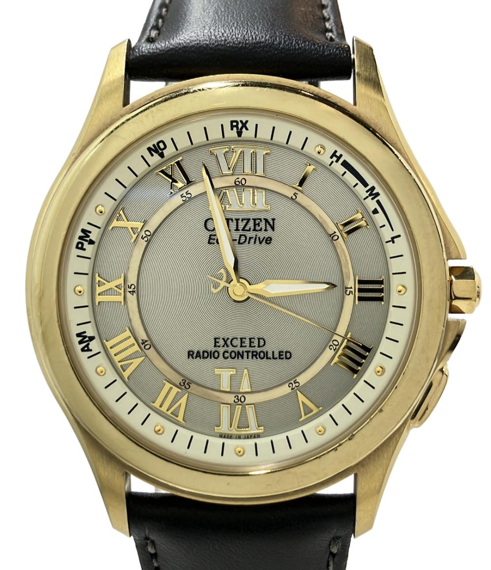 CITIZEN 腕時計 EXCEED エクシード ソーラー シルバー H430-T005705 メンズ シチズン