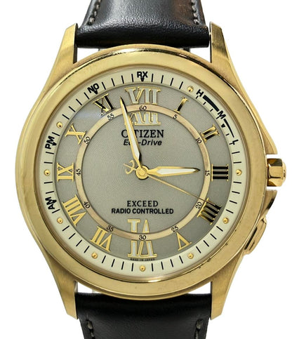 CITIZEN 腕時計 EXCEED エクシード ソーラー シルバー H430-T005705 メンズ シチズン