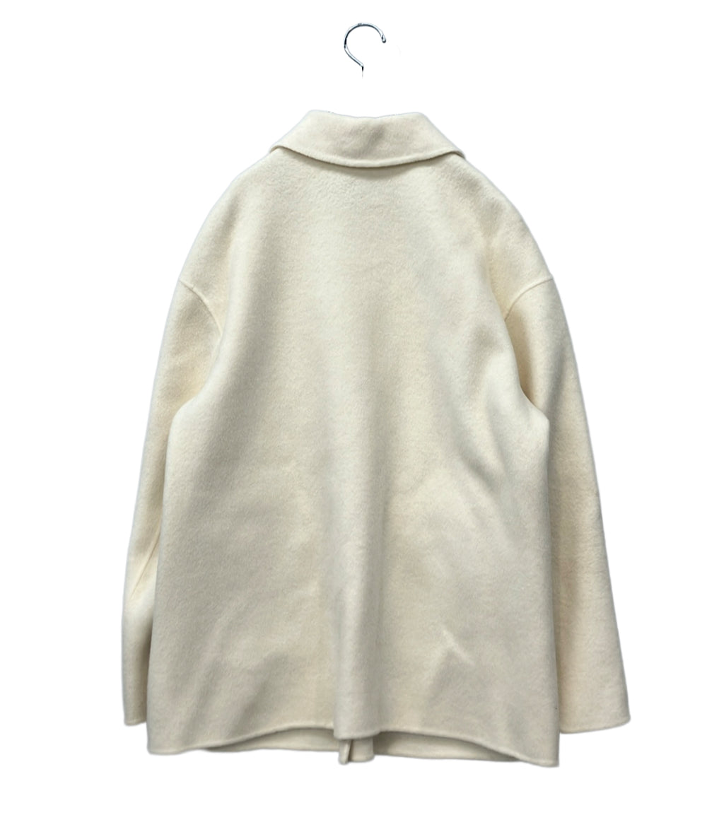 BASEMENT online ウールコート 長袖 フロントボタン MAAYAデザイン リバーミドルコート tw-1648 レディース SIZE FREE SIZE (M)