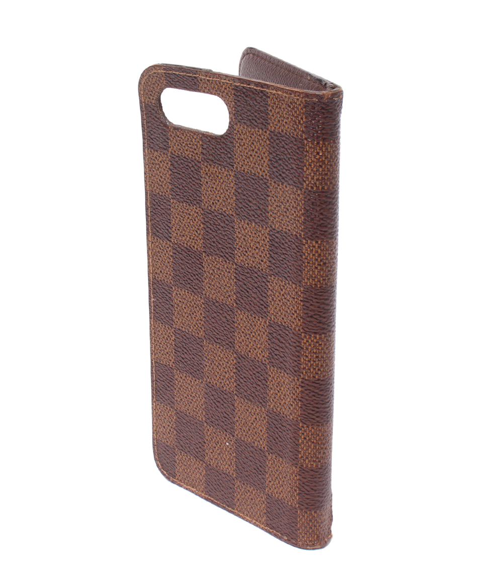 LOUIS VUITTON iPhoneケース iPhone 7 Plus iPhone 8 Plus iPhone 7+ & 8+ フォリオ ダミエ エベヌ N63404 レディース メンズ ルイ・ヴィトン