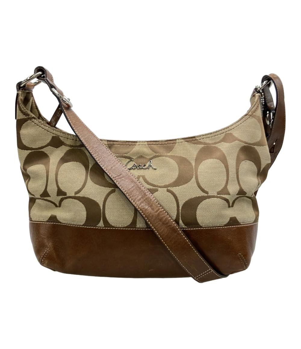 COACH ショルダーバッグ 斜め掛け ラージシグネチャー F17491 レディース コーチ