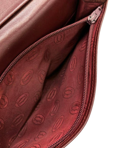 カルティエ 二つ折り長財布 レザー マストライン レディース Cartier