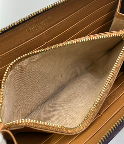 GIORGIO ARMANI ラウンドファスナー長財布 ユニセックス ジョルジオアルマーニ