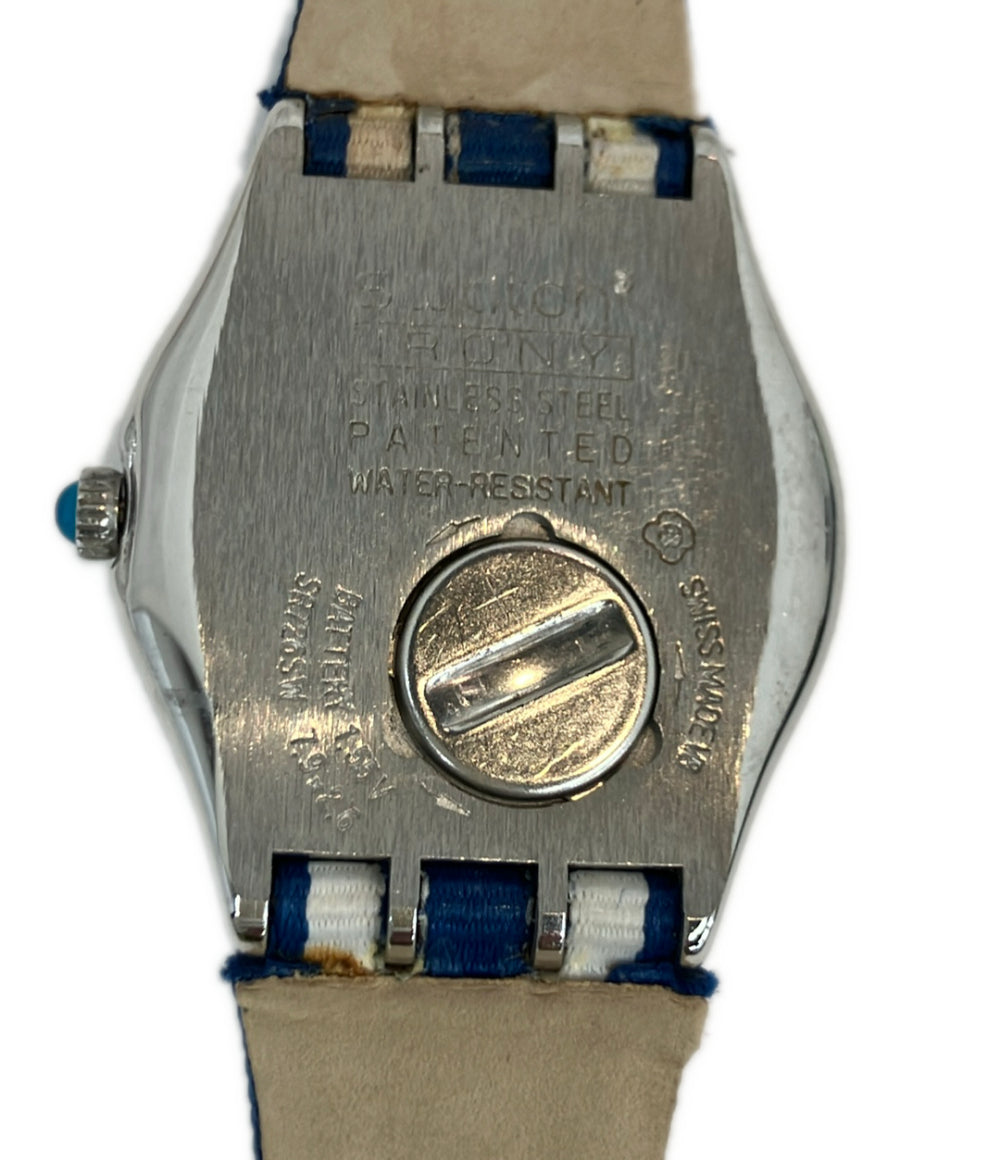 Swatch 腕時計 ヴィヴィアンウエストウッドコラボ アイロニー IRONY クオーツ シルバー レディース スウォッチ