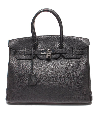 HERMES ハンドバッグ □F刻印 シルバー金具 バーキン35 レディース エルメス