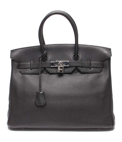 HERMES ハンドバッグ □F刻印 シルバー金具 バーキン35 レディース エルメス