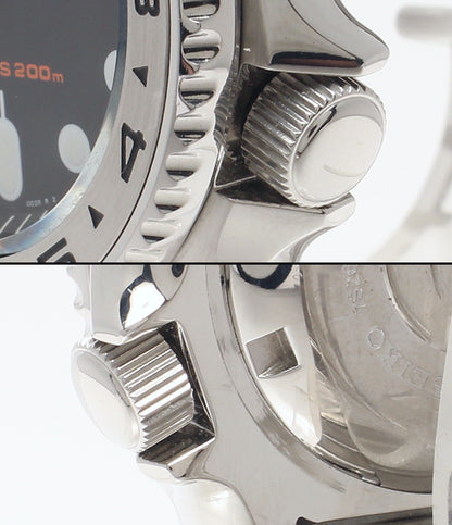 SEIKO 腕時計 自動巻き ブラック 7S26-0020 メンズ セイコー