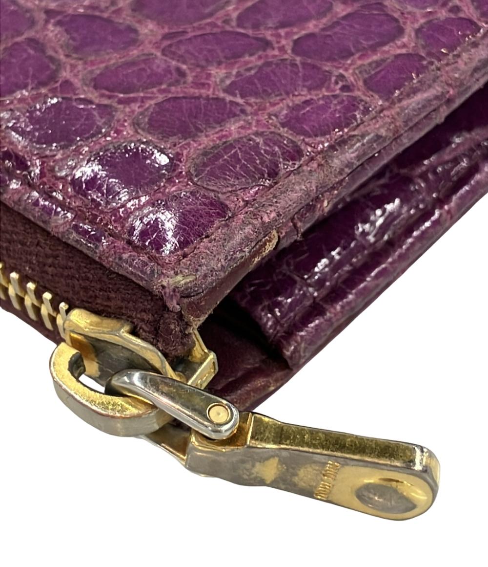 ミュウ ミュウ L字ファスナー長財布 レディース Miu Miu