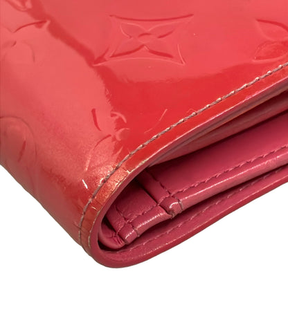 LOUIS VUITTON 二つ折り財布 がま口 ポルトフォイユ ヴィエノワ ヴェルニ M9141F レディース ルイ・ヴィトン