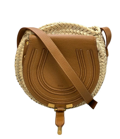 美品 Chloe ショルダーバッグ 斜め掛け かごバッグ MARCIE CHC25SS736I32 レディース クロエ