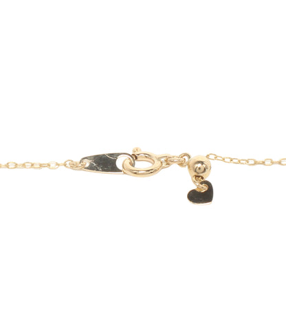 美品 ネックレス K18 ダイヤ0.12ct レディース