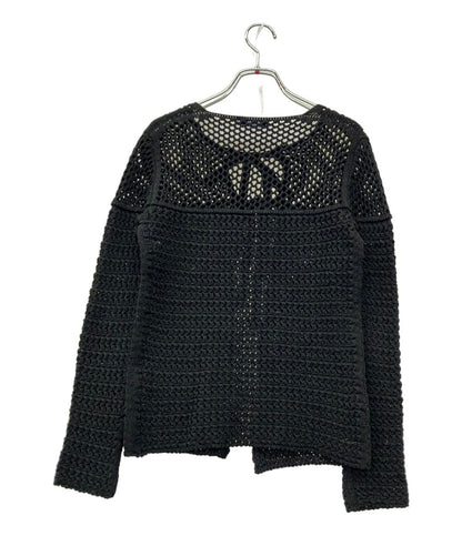 PRADA ニットカーディガン メッシュ P25364 1ADJ レディース SIZE 40 (S) プラダ