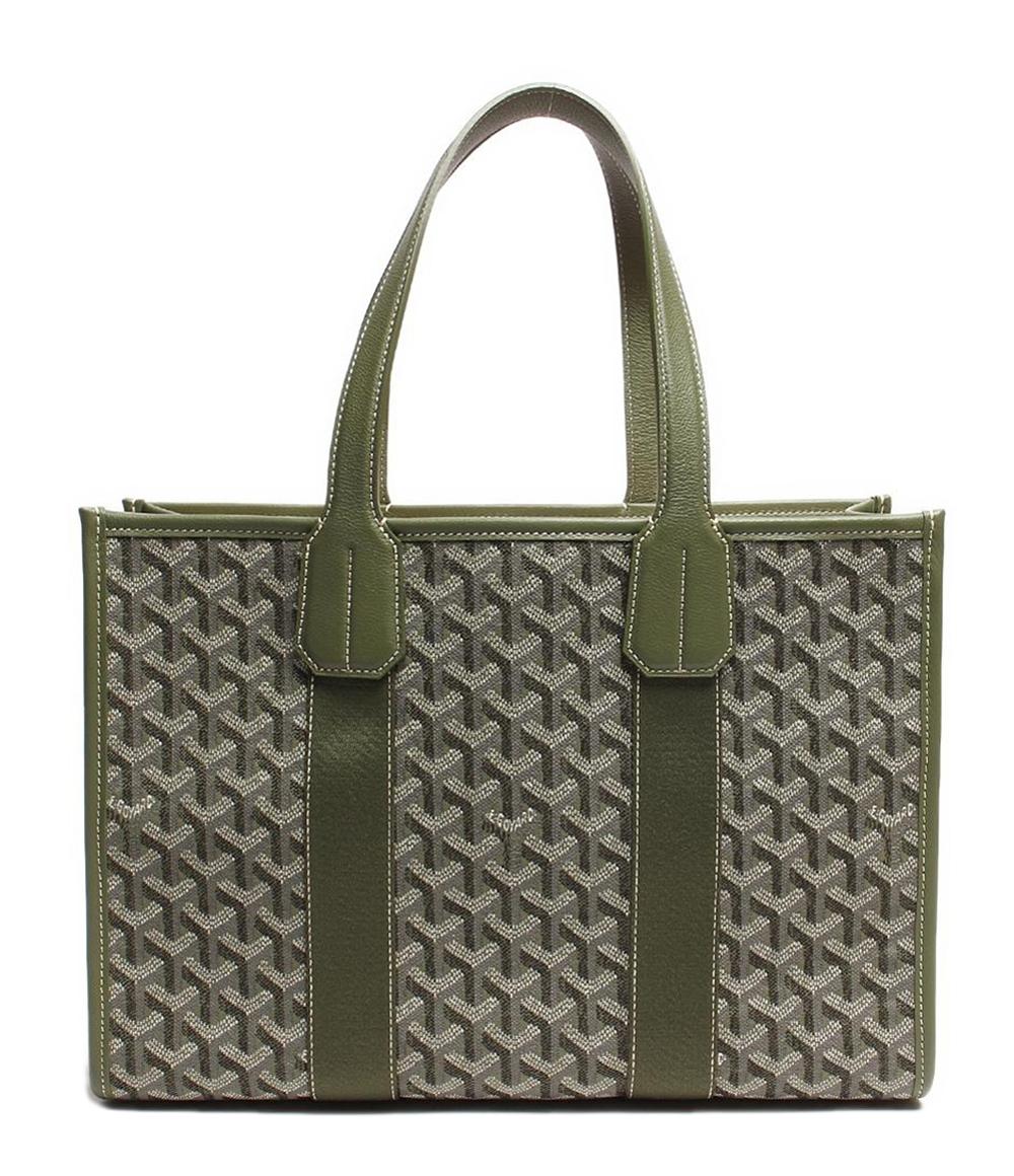 ゴヤール トートバッグ ヴィレットPM 2023年スペシャルエディション ジャガードキャンバス×シュヴロッシュカーフスキン カーキ レディース GOYARD