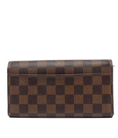 LOUIS VUITTON 長財布 ポルトフォイユ サラ ダミエ N63209 メンズ レディース ルイ・ヴィトン